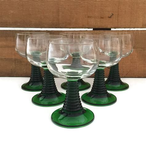 French Wine Glasses Luminarc Roemer Stacked Stem Cristal