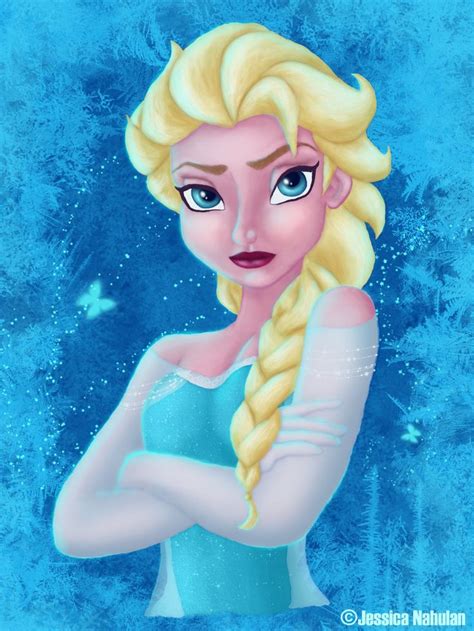 Queen Elsa By Jessica Nahulan On Deviantart Queen Elsa Frozen Fan