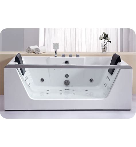 Get free shipping on qualified jacuzzi claw foot tub faucets or buy online pick up in store today in the bath department. Eago AM196 6 foot Clear Rectangular Whirlpool Bath Tub for ...