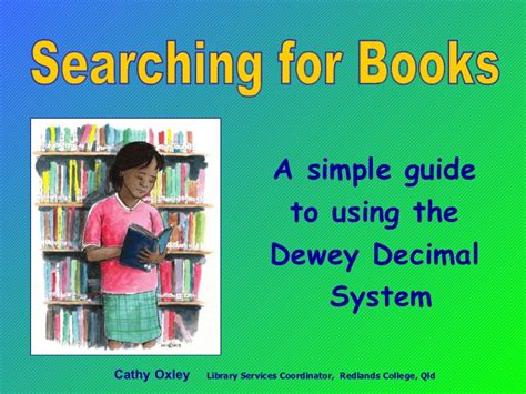 Searching For Books Dewey Decimal System