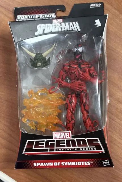 Marvel Legends Spider Man Infinite Series Carnage Action Figure Green