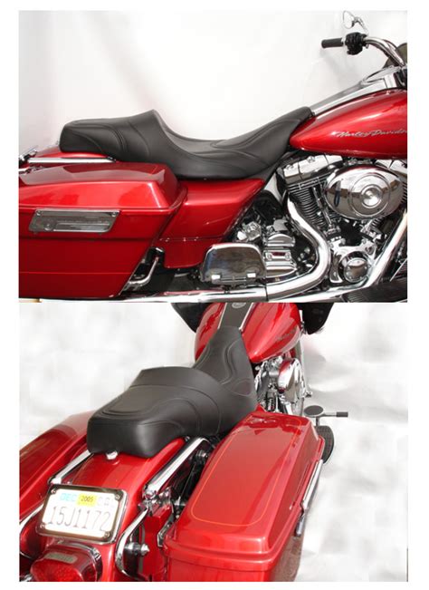 Is your seat comfortable to you? Squareback Motorcycle Seat - Harley Davidson FLHT Electra ...