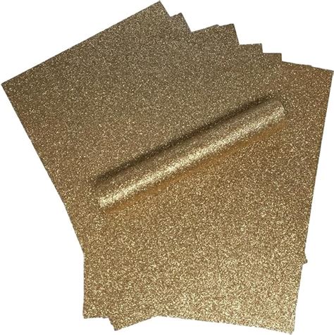 A4 Glitter Paper Rose Gold Sparkly Soft Touch Non Shed Thick 150gsm