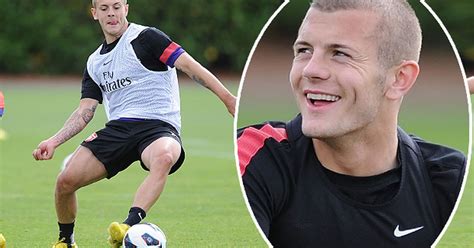 See Pictures Of Arsenal Star Jack Wilshere Back In Training For First Time In Over A Year