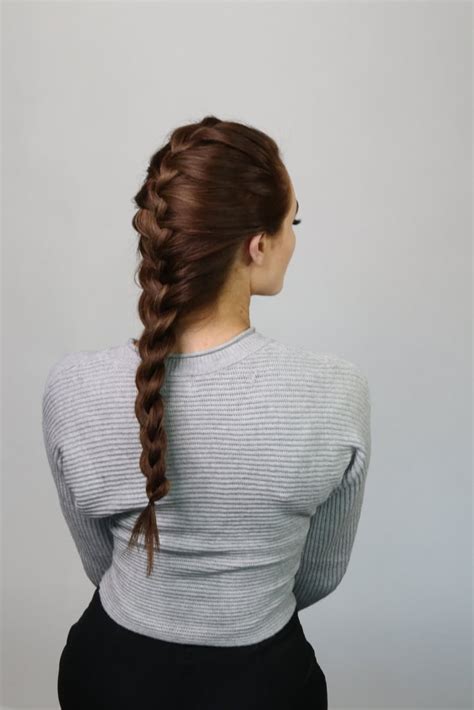 How To French Braid Your Hair Step By Step Photo Tutorial Popsugar