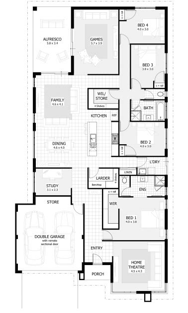 Find a 4 bedroom home that's right for you from our current range of home designs and plans. Simple Four Bedroom House Plans - House Floor Plans
