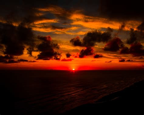 Free Images Afterglow Horizon Red Sky At Morning Sunset Sunrise