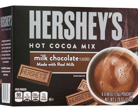 Milk Chocolate Hot Cocoa Mix Hersheys 6 X 0 9 Fl Oz Delivery Cornershop By Uber
