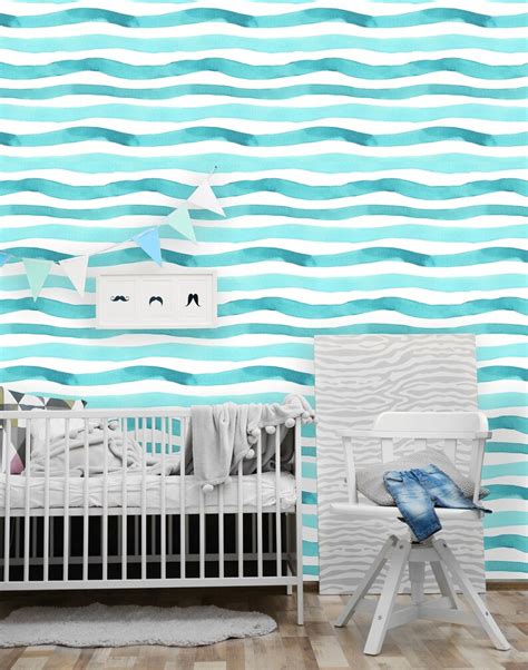 Removable Wallpaper Peal And Stick Kids Room Wallpaper Self Etsy