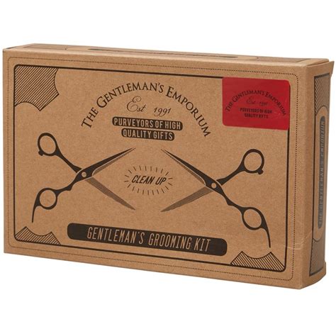 Buy The Gentleman S Emporium Men S Grooming Kit In A Box Brown