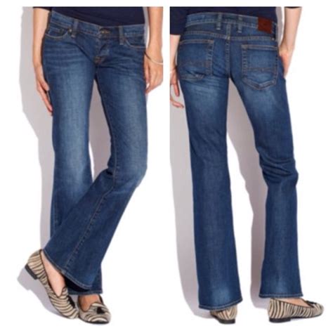 80 Off Lucky Brand Denim Lucky Brand Lil Maggie Low Rise Flare Leg