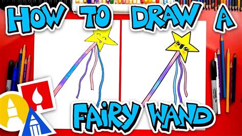 How To Draw A Fairy Wand Youtube