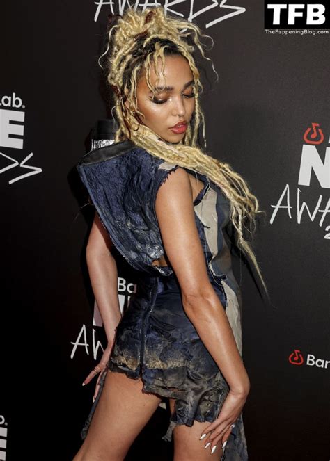 FKA Twigs Flashes Her Nude Tits Legs The NME Awards In London 14