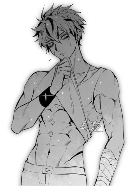 Six Pack Drawing Reference Pin On Desenhos De Animes Boditewasuch