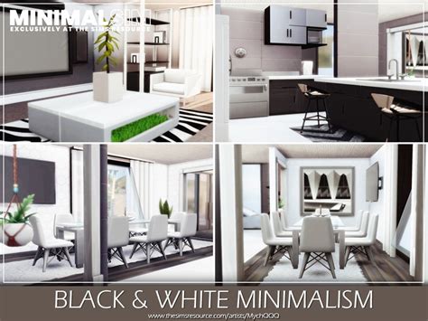 The Sims Resource Minimalsim Black And White Minimalism