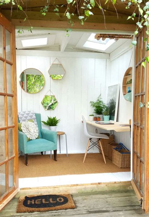 Home Office Office In Shed Office In Backyard Work Space Shed Office
