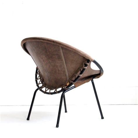 Image Of German Suede Chair By Lusch Chair Black Steel Frame Saucer