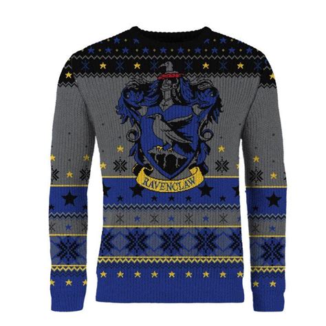 Harry Potter Ravenclaw Knitted Christmas Sweater Merchoid Harry