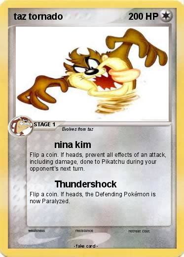 Pokémon Taz Tornado Nina Kim My Pokemon Card