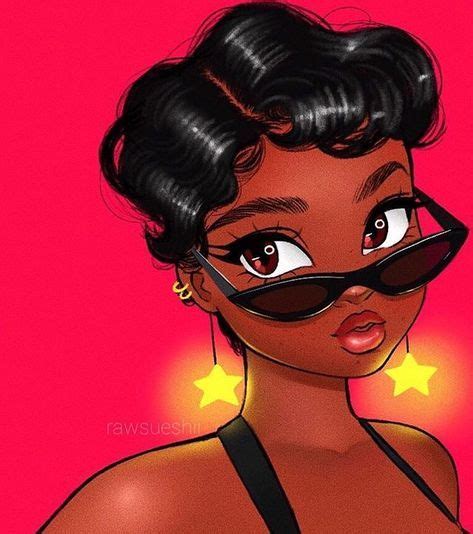 Aesthetic Black Girl Cartoon Profile Pictures Largest Wallpaper Portal