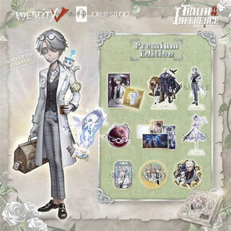 Ready Stock Identity V Official Exclusive Edition Aesop Carl Gatto Skin