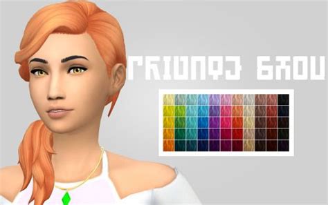 Sims 4 Hair Color Palette Powenpal