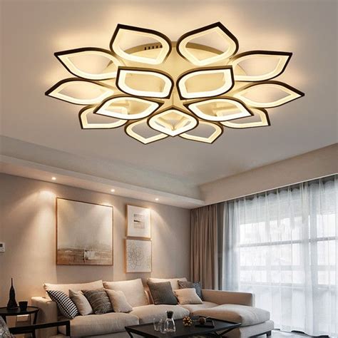 New Acrylic Modern LED Ceiling Lights For Living Room Bedroom Plafond