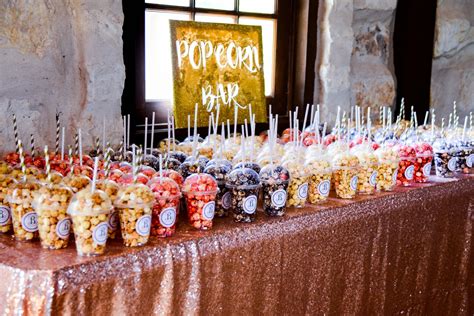 Wedding Popcorn Bar Ideas Bydesign Photo Film