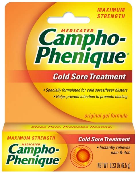 2 Pack Campho Phenique Cold Sore Treatment 023 Oz