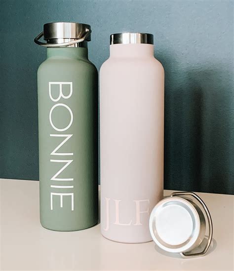 Personalised Stainless Steel Insulated Drink Bottle Matte Etsy Australia