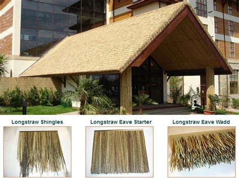 Endureed Synthetic Thatch Fire Resistant Artificial Thatch Roofing