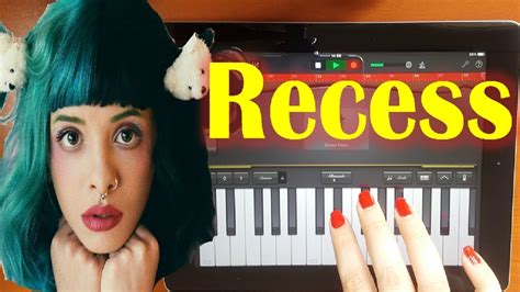 Melanie Martinez Recess Easy Piano Tutorial YouTube