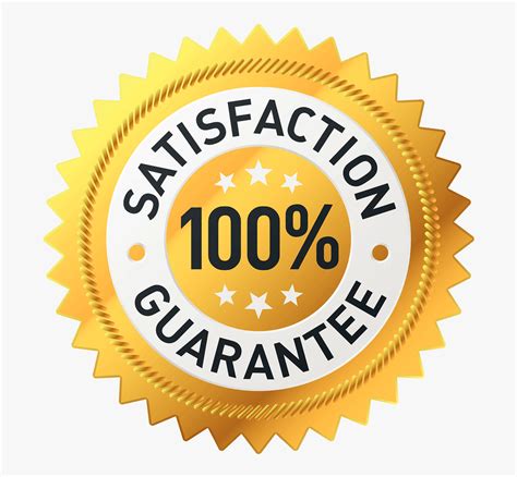 100 Guarantee Logo Png 100 Satisfaction Guarantee Png Free