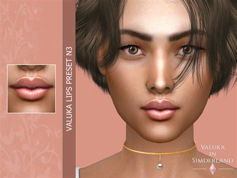 The Sims Resource Patreon Valuka Lips Preset N3