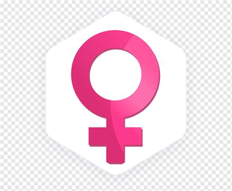 Simbol Gender Tanda Perempuan Simbol Bermacam Macam Wanita Magenta