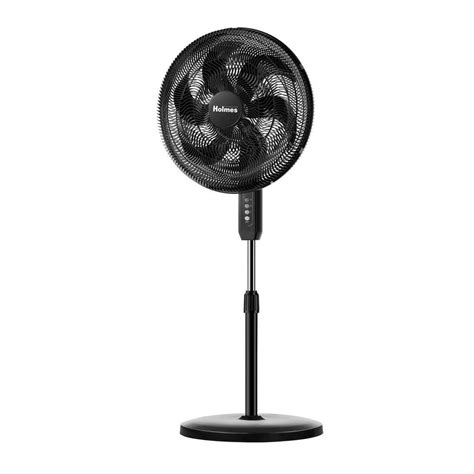 Holmes Big Breeze 16 In Oscillating Stand Fan Black 3 Speed With