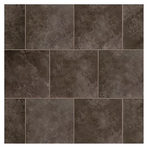 Daltile Continental Slate Asian Black 12 In X 12 In Porcelain Floor