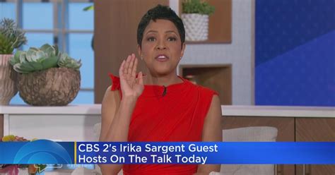 Irika Sargent Guest Hosts On The Talk Cbs Chicago