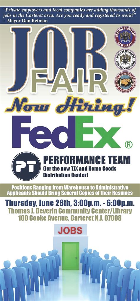 FedEx, HomeGoods, TJ Maxx Job Fair In Carteret June 28 | Woodbridge, NJ