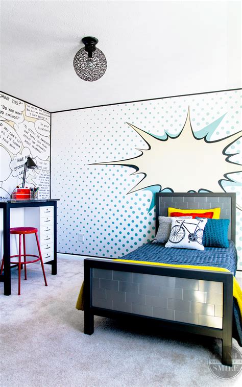 Pop Art Bedroom Make Over Reveal Paint Yourself A Smile
