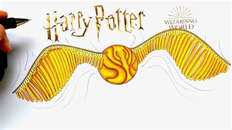 Eu îl consider pe harry potter ca fiind cel mai bun vrăjitor din lume și un baiat indestructibil. COMO DESENHAR POMO DE OURO - HARRY POTTER - YouTube