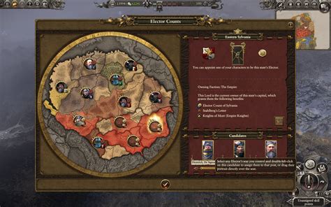 Elector Counts bugs (existing campaign Empire). — Total War Forums