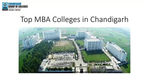 Ppt Top Mba Colleges In Chandigarh Powerpoint Presentation Free