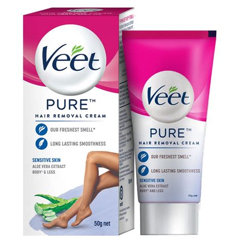 buy veet pure hair removal cream for women with no ammonia smell sensitive skin 50 g