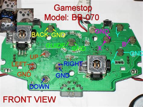 The solder point that you should be soldering to is the. Xbox 360 Controller Wiring Diagram - Wiring Diagram Schemas
