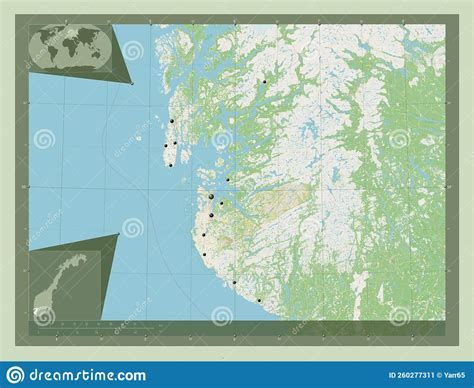 Rogaland Norway Osm Major Cities Stock Illustration Illustration