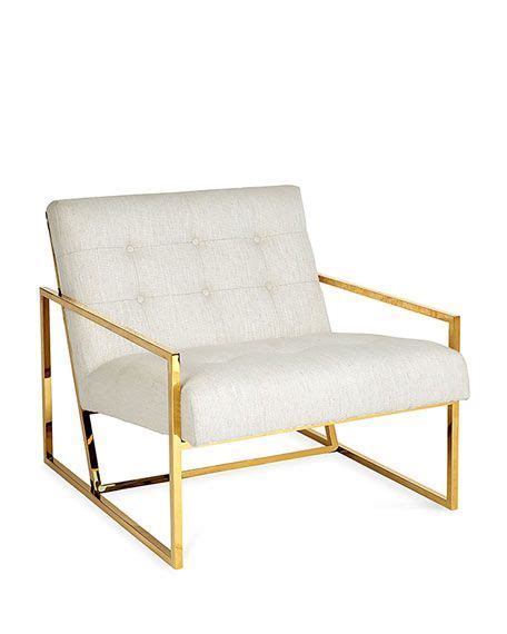 Jonathan Adler Goldfinger Chair Linen Armchair Linen Upholstery