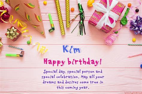 Happy Birthday Kim Beautiful Images