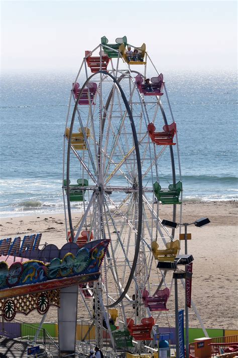 Ferris Wheel Santa Cruz Beach Boardwalk Santa Cruz Ca Amusement