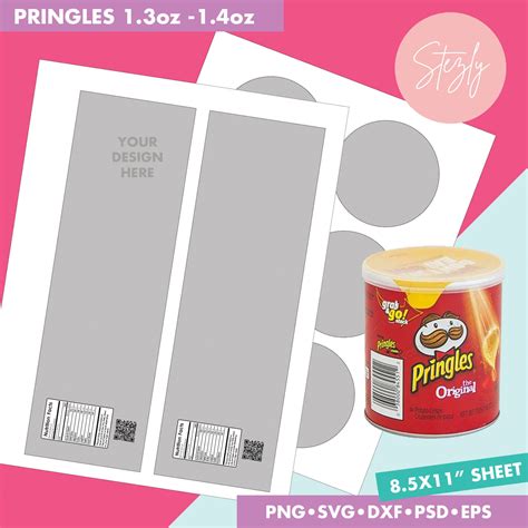 Printable Pringles Label In This Video I Give Verve Simple
